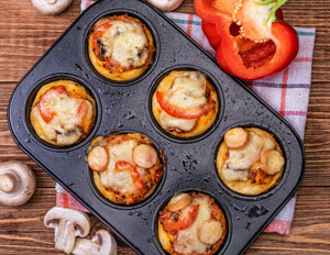 tart shells with meat